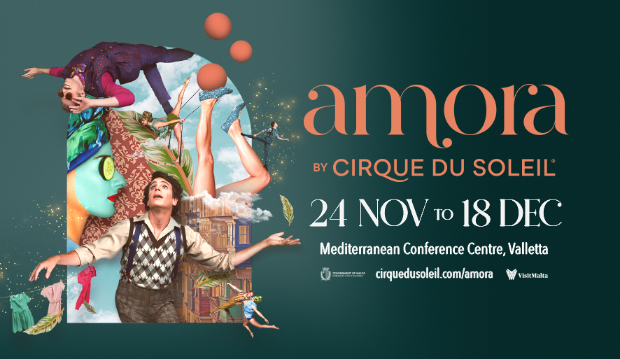 Per arricchire un programma MICE? Torna a Malta il Cirque du Soleil con AMORA