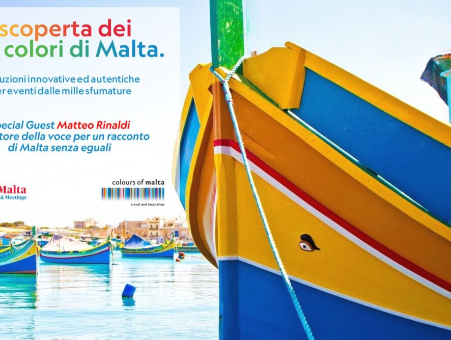 Alla Scoperta dei colori di Malta: soluzioni innovative per eventi dalle mille sfumature.