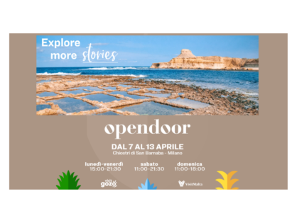 Malta e Gozo a Opendoor durante la Milano Design Week